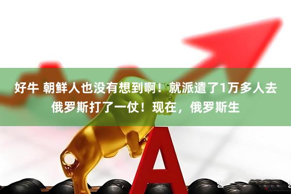 好牛 朝鲜人也没有想到啊！就派遣了1万多人去俄罗斯打了一仗！现在，俄罗斯生